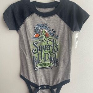 *NWT* Disney Nemo One Piece 6M Boys Grey Squirts lil Dude